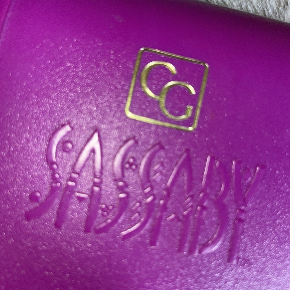 Vintage Purple Sassaby‎ Cover Girl Organizer Beauty Hair Things